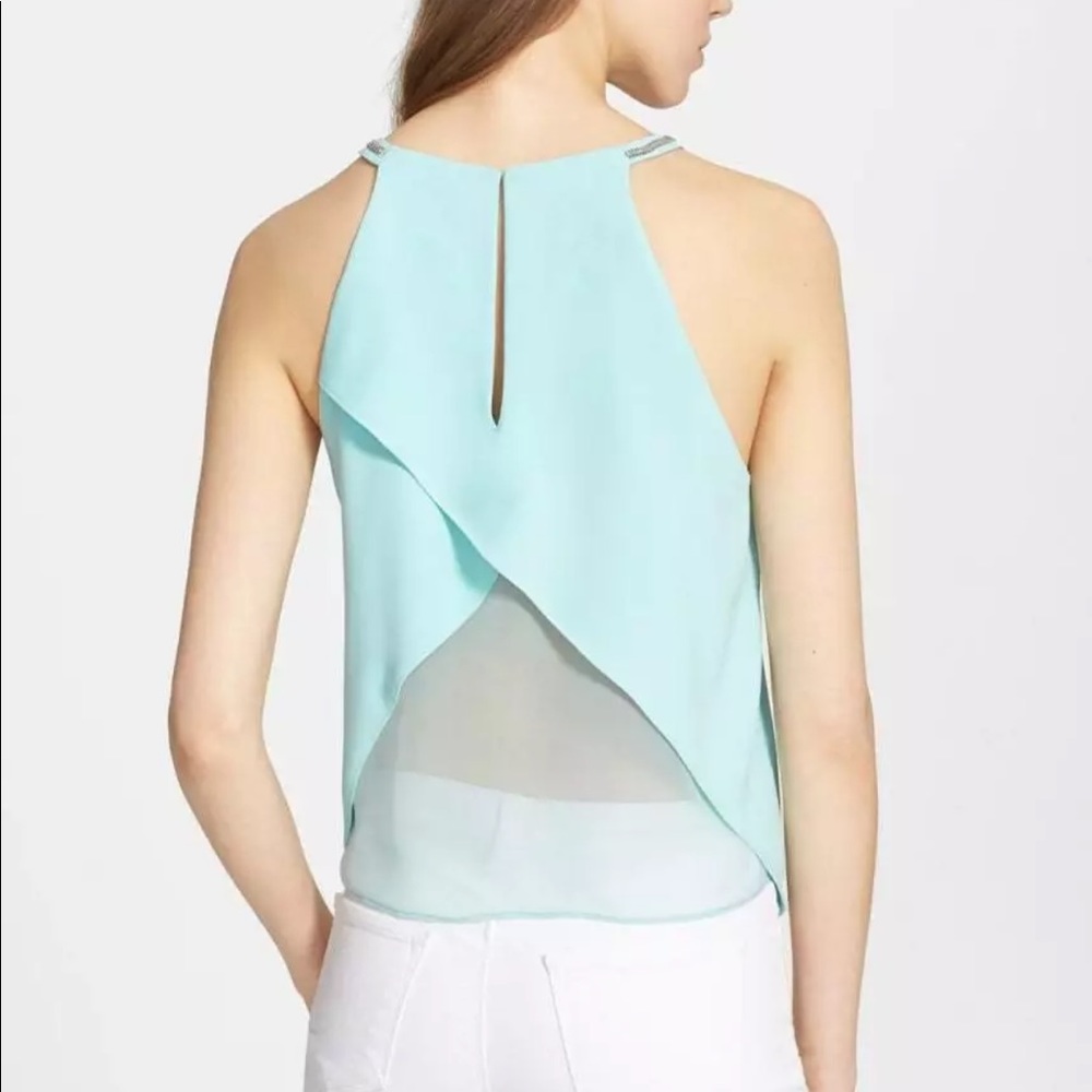 New $198 Parker Aqua Tank Top